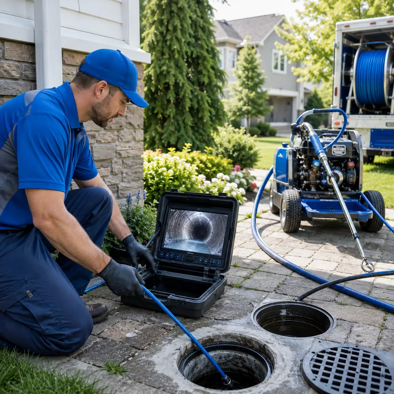 Outdoor drain cleaning professionals serving Berwind, WV